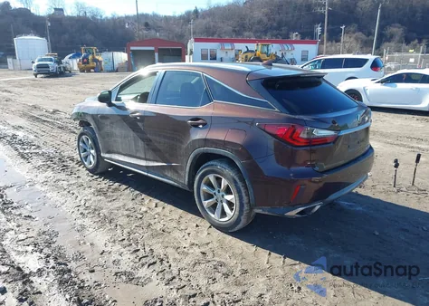 2016 Lexus Rx 350 z USA, uszkodzony, nr VIN 2T2ZZMCA7GC007225